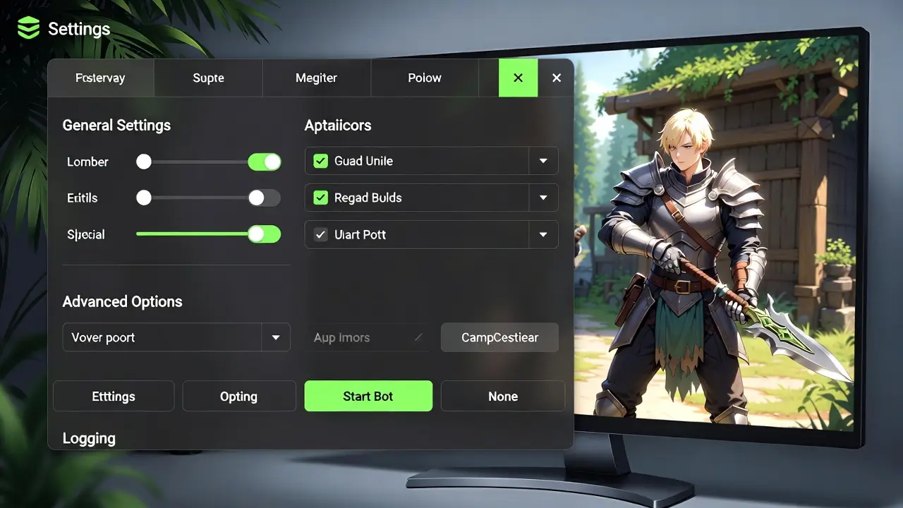 PSS內掛自動打寶設定介面