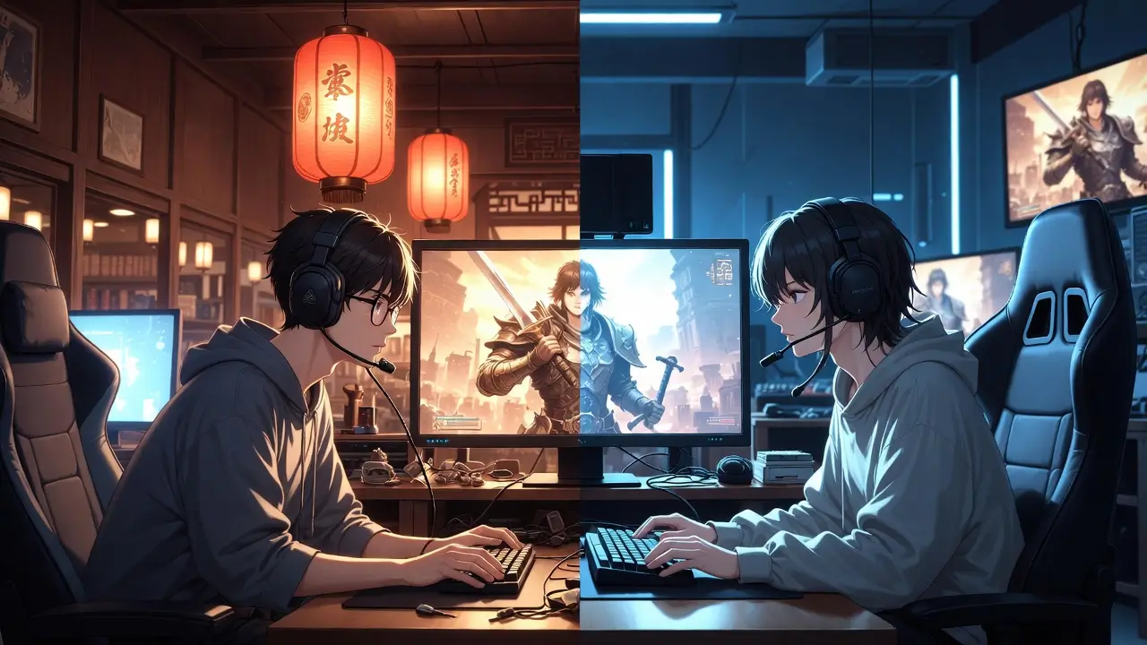 台服與陸服天堂私服文化差異